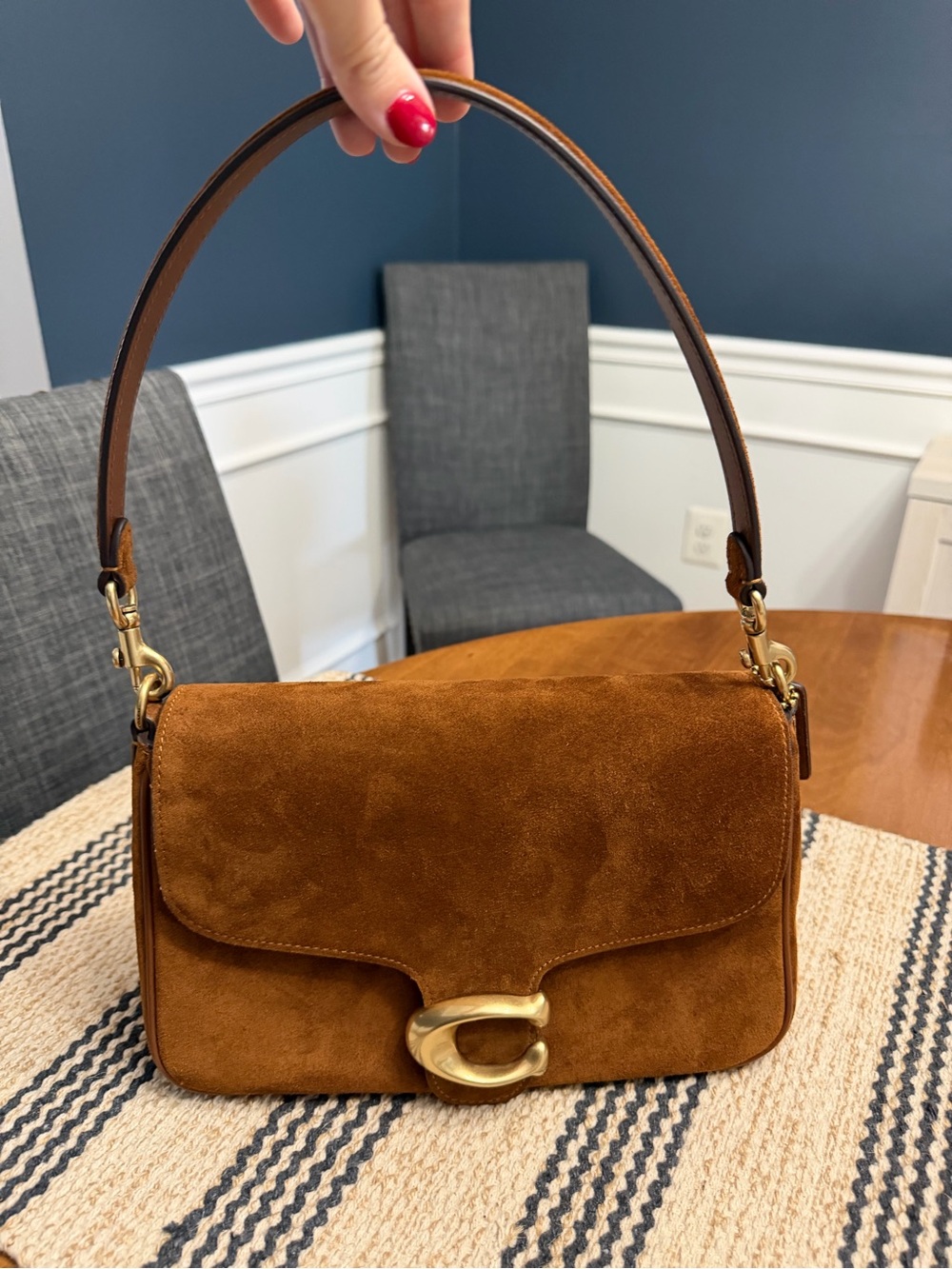 Coach Suede Soft Tabby - Warm Brown - Picture 2 of 7